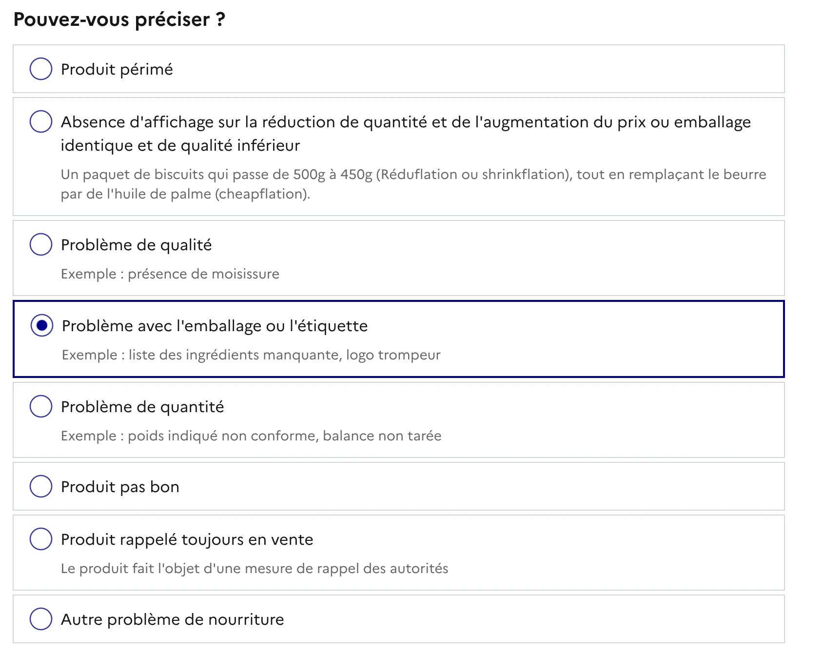 Capture d'écran de l'étape 2